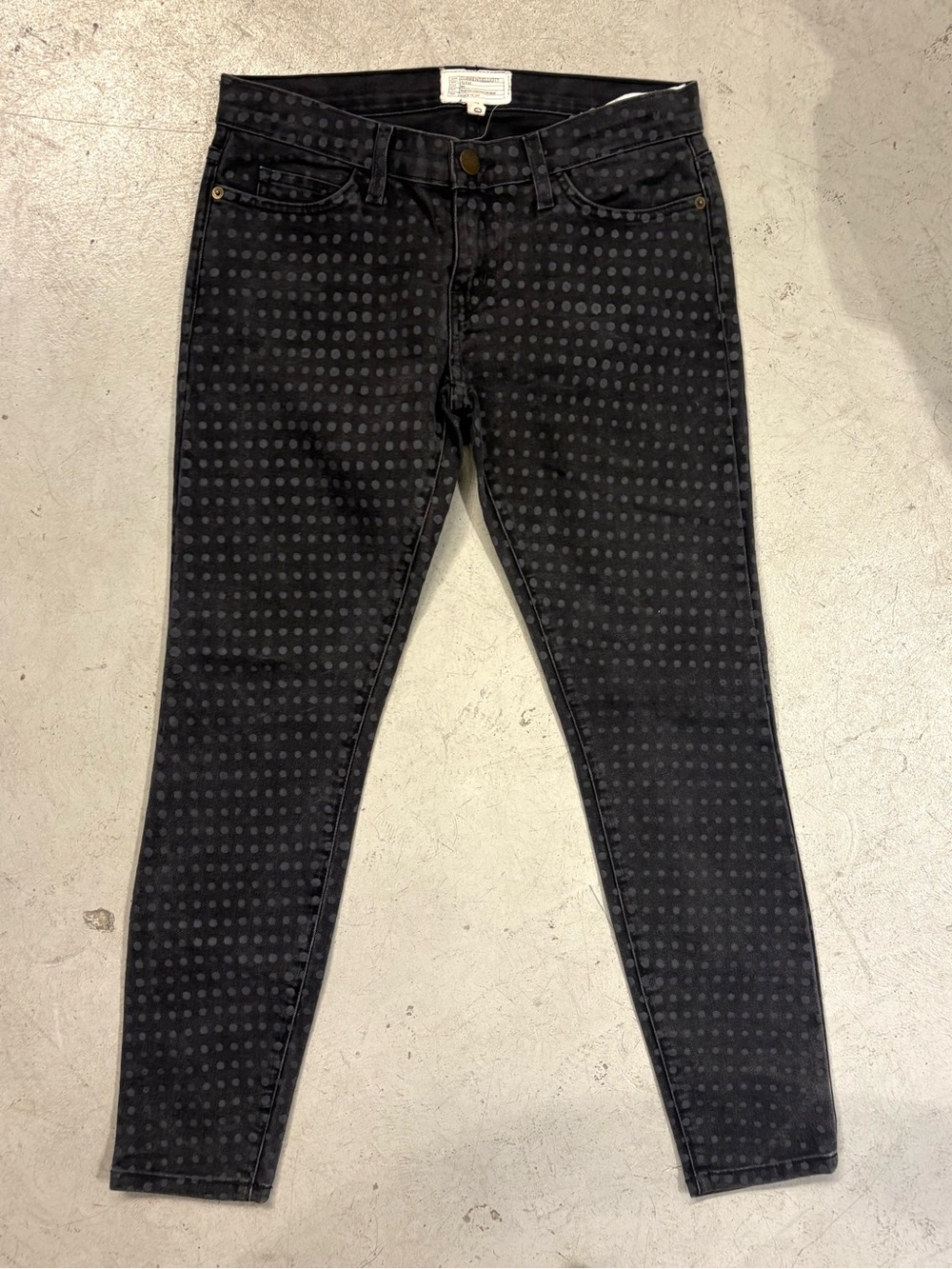 Current/Elliott polka dot jeans